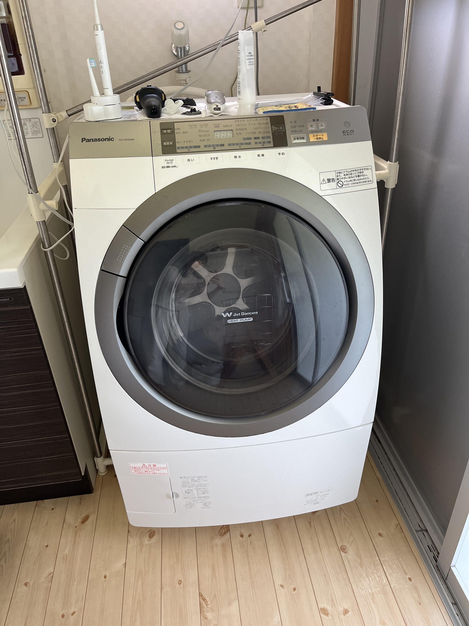 Panasonic ドラム式洗濯機　（エコナビ搭載　ヒートポンプ乾燥方式）9kg 　東京都　神奈川県　配送可能